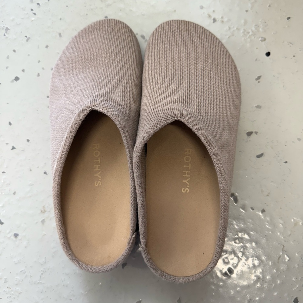 Rothy's Knit Slip-On Flats in Dusty Rose